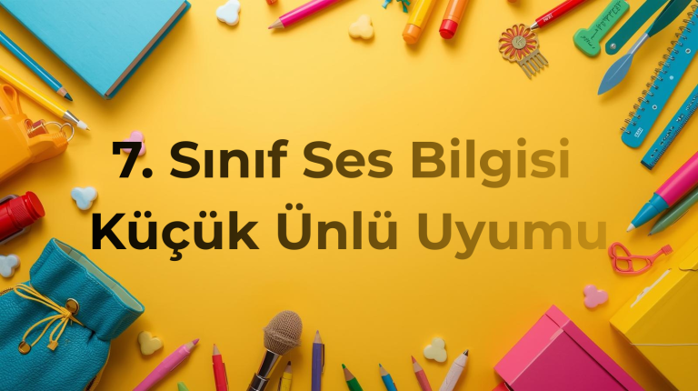 Küçük Ünlü Uyumu