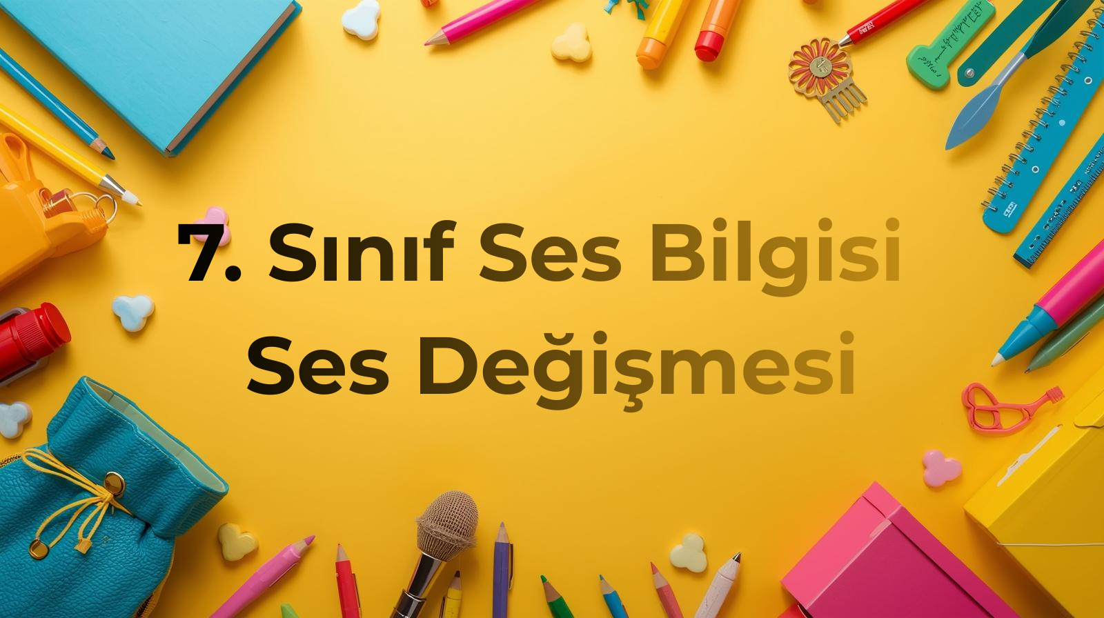 Ses Değişmesi