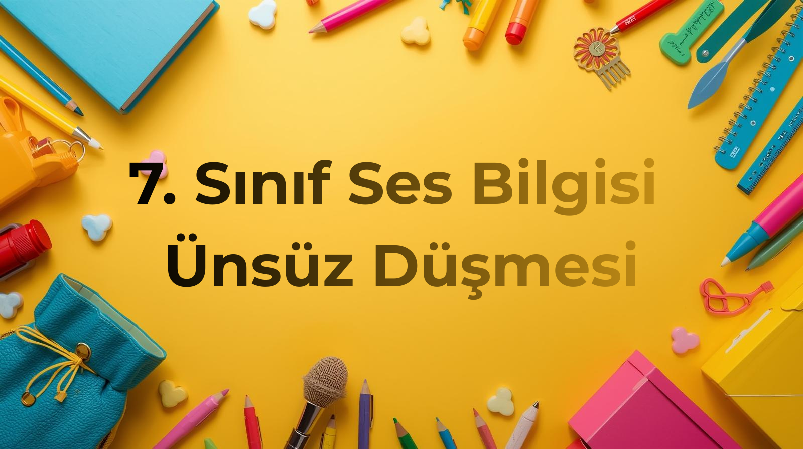 Ünsüz Düşmesi