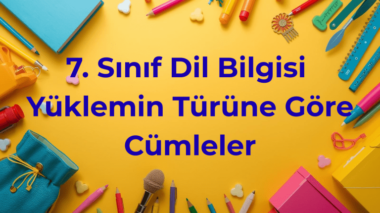 Yüklemin Türüne Göre Cümleler